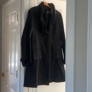 Black sexy size 12 Joseph Ribkoff rain coat